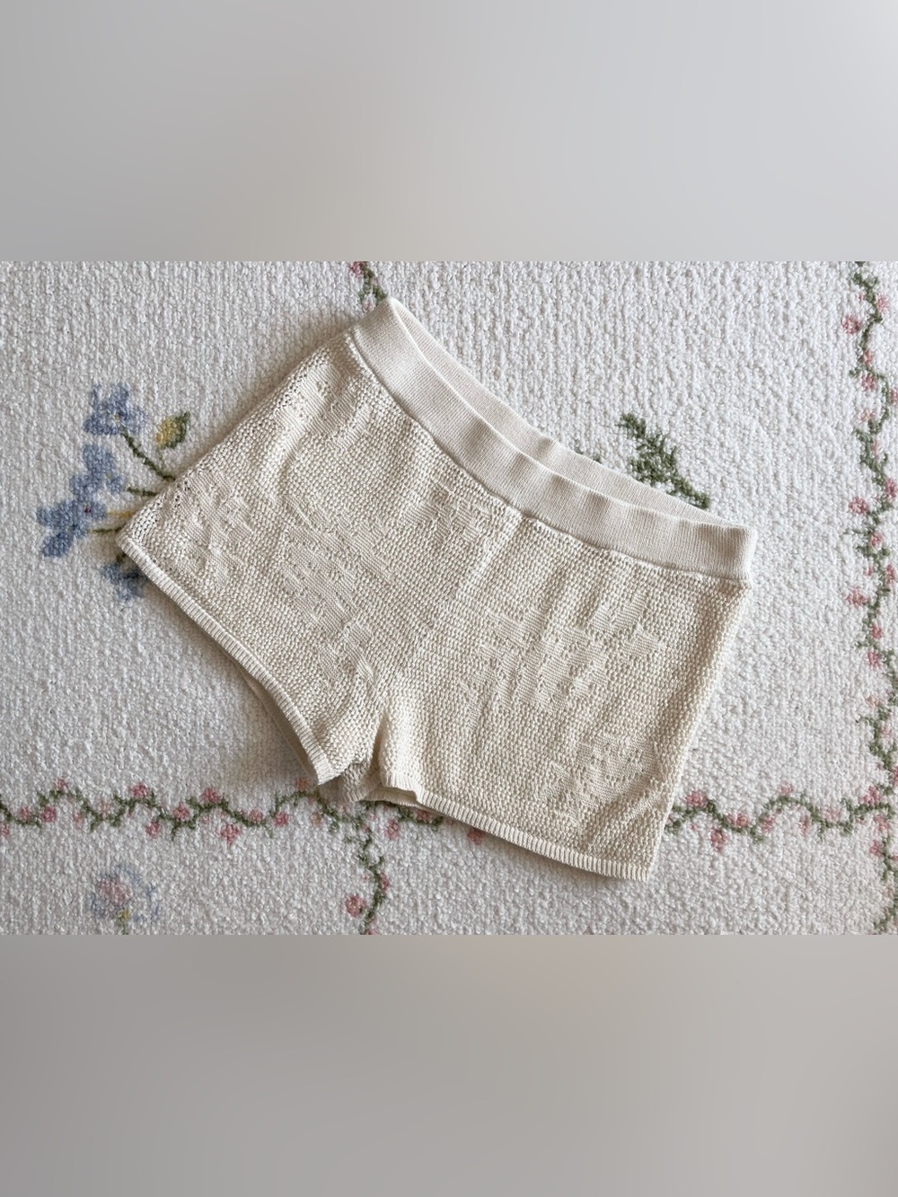 Abercrombie Knit Crochet Cardigan & Shorts Set - Picture 7 of 14